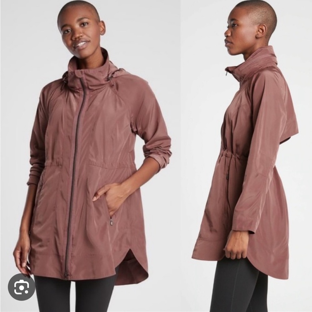 Athleta Drip drop rain jacket size xxs